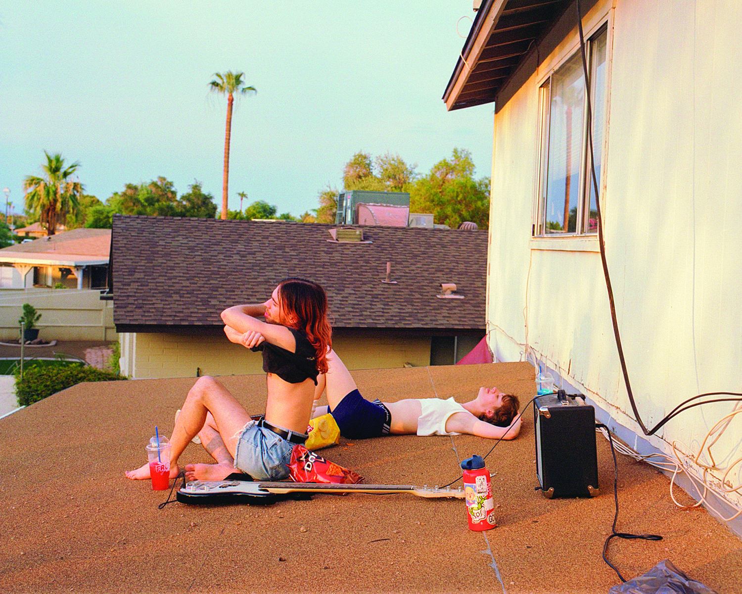 Sick of Seventeen black and white landscape on film