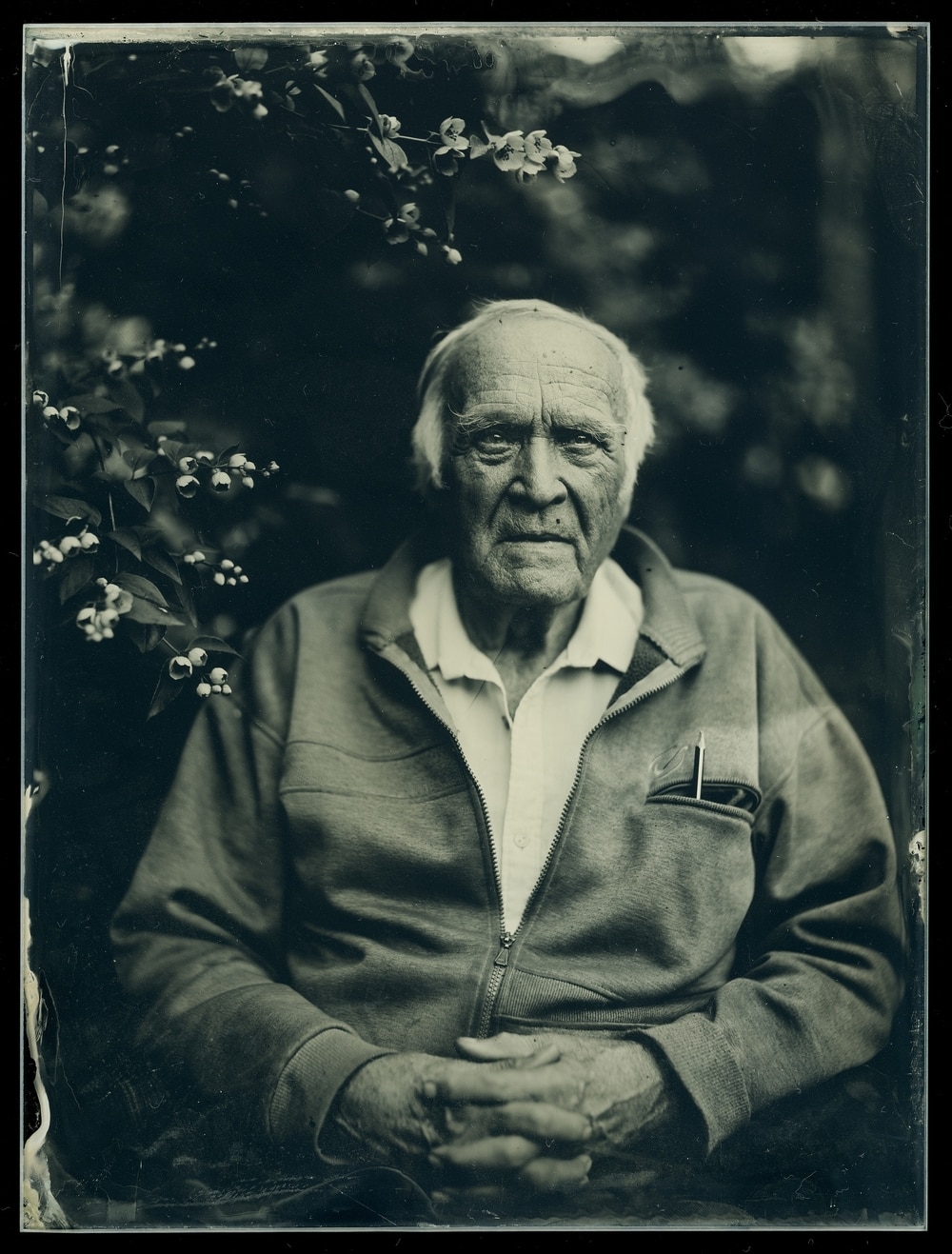 Pablo Fanque's Fair black and white photo of a grandfather